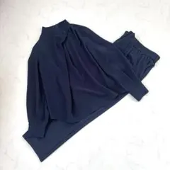 【美品】ルイルエブティック セットアップ L 紺 セレモニー パンツスーツ