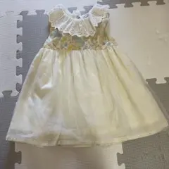 petit main レース襟　ワンピース
