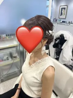 ブライダル ピアス・ネックレスセット