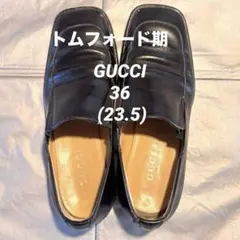 gucci 90s トムフォード期 スクエアトゥローファー - メルカリ
