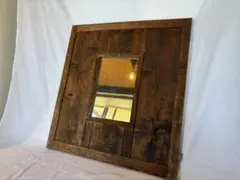 【希少】建具　鏡　古民家　昭和レトロ　ディスプレイ