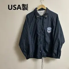 ネイビー ナイロンジャケット ニューヨークシティ・アビエーション