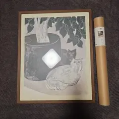 coricci ポスター「猫と椅子と」40×50cm 直筆エディション入 限定品