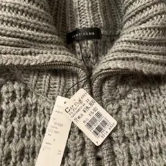16800円SCOT CLUB新品タグ付き タートルネック ニットカーディガン