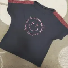 JET SET　スマイルTシャツ　FREEsizeのサムネイル