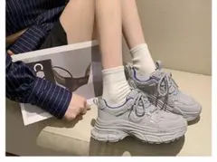 厚底スニーカー 24.5