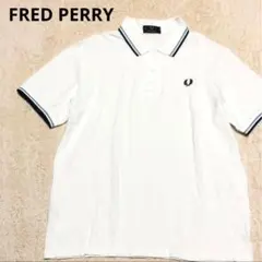 フレッドペリー　ポロシャツ　白　m12 42サイズ　FredPerry