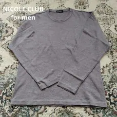 NICOLE CLUB for men ロンＴ カットソー