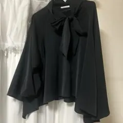 NICE CLAUP ボウタイリボンブラウス