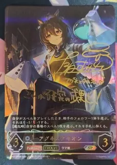 ヴァイスシュヴァルツ アグネスタキオン サイン入り - メルカリ