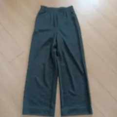 theory luxe ブラックウールスラックスパンツ　034　ワイド　秋冬