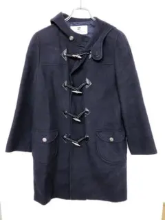 courreges レトロ ラグジュアリー モード古着 メルトン ダッフルコート