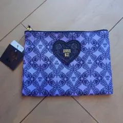ANNA SUI アナスイ フラットポーチ パープル系のサムネイル