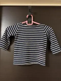 ストライプ柄 長袖シャツ 80cm