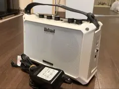 【美品】Roland Mobile BA ホワイト ポータブルスピーカー Amazon | Roland ローランド 3チャンネル ミキサー モニター MOBILE-BA