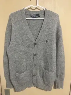 90s Polo Ralph Lauren ラムウール カーディガン　紺タグ