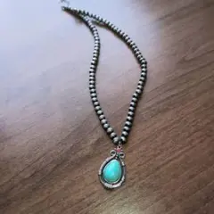 ネックレス　インディアンジュエリー　ターコイズ　ナバホ族　47cm