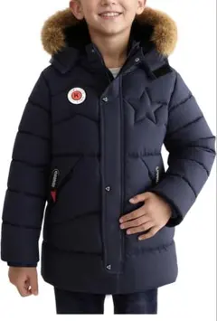 男の子 ダウン ジャケット キッズ アウター ベンチコート ジュニア XL