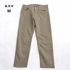 a.v.v チノパン ストレートパンツ 綿混 ベージュ M 男女兼用 イトキン㈱のサムネイル