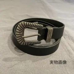 ウエスタンベルト アメカジ ヴィンテージ ブラック シルバー y2k グランジ
