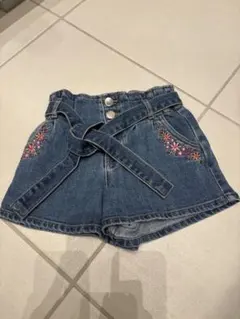 お値下げ♡kate spade刺繍デザイン デニムハーフパンツ