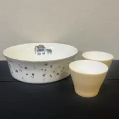 NARUMI ナルミ 幸せを呼ぶ象 ボウル コップ 2客 まとめのサムネイル