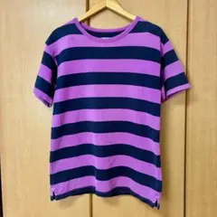 希少90s Ancient Forests ボーダーTシャツ M ダブルフェイスのサムネイル