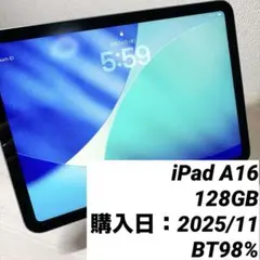Apple iPad A16 128G 11世代 充電回数2回 バッテリー100 - メルカリ