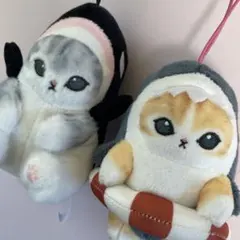 モフサンド　サメにゃん　シャチにゃん　マスコット　２個セット