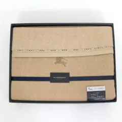 パ*ダ様 【未使用】BURBERRY バーバリー ウール毛布 シングル 140×
