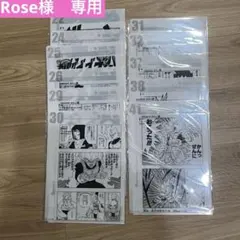 Rose様ドラゴンボール 40th G賞 コミックスクリアファイルセット 11枚