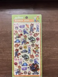 ぴ*ぴ様 ボンボンドロップシール　ズートピア　正規品