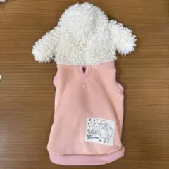 CRUSH DOG 犬用パーカー 羊デザイン ピンクのサムネイル