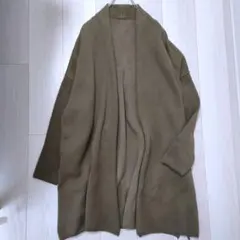 近年　MUSE ドゥーズィエムクラス スムースニットガウンコート