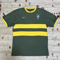 タグ付き 00s ナイキ CBF ブラジル代表 2005年製 W杯 リンガーT タグ付き 00s ナイキ CBF ブラジル代表 2005年製 W杯 リンガーT - メルカリ