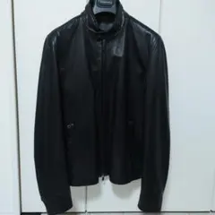 エルメネジルドゼニア ラムレザー ライダース ジャケット ブラック 本革 メンズ 2026年最新】Ermenegildo Zegna メンズ レザージャケット・ライダース