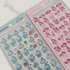 ［正規品］マイメロ＆ハンギョドン ボンボンドロップシールmini