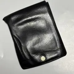 GOLDPFEIL ゴールドファイル 二つ折り財布 黒 レザー コンパクトのサムネイル