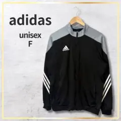 00's vintage adidas トラックジャケット 黒 ハイネック ロゴ