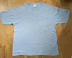 Champion 水色 Tシャツ Lサイズ