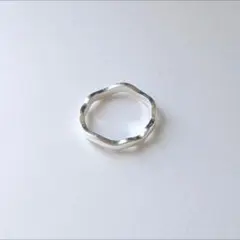 シルバー ウェーブリング 13号 silver925 シンプルのサムネイル