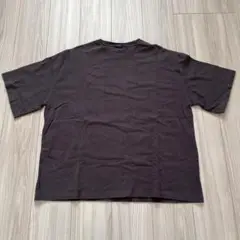 【美品】 CPCM ダークブラウン 幅広め　メンズTシャツ Lサイズ