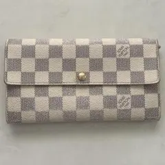 LOUIS VUITTON ダミエアズール　ポルトフィユサラ　長財布