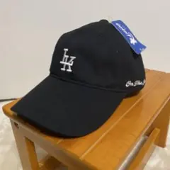 【新品未使用】LARKiNS ラーキンス LKロゴ付き ブラックキャップ