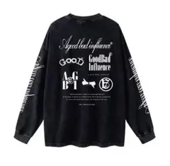 本日価格a good bad influence ALL LOGO TSHIRT