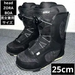 7-8回使用 男女兼用 25cm head ZORA BOA スノーボードブーツのサムネイル