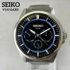 SEIKO V14J-0AX0 SOLAR ソーラー メンズ腕時計 美品 稼働品