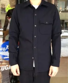 DALEE’S ダリーズ C.P.O 20s SHRT ウールシャツ ネイビー