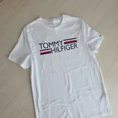 TOMMYFILFIGER　ロゴＴシャツ　ホワイト　M