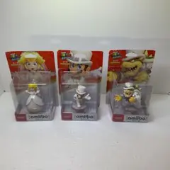 amiibo ウエディング　マリオ・ピーチ・クッパ セット